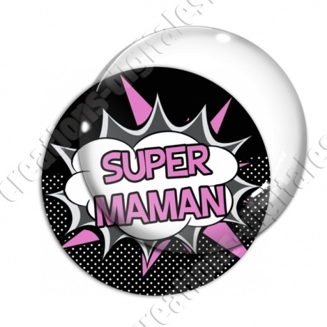Image digitale - Comics - Super maman- Rose