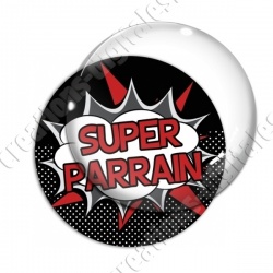 Image digitale - Comics - Super parrain- Rouge