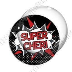 Image digitale - Comics - Super chéri- Rouge