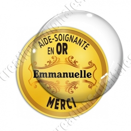 Image digitale - Aide-soignante en or