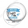 Image digitale - Meilleur papa du monde 3 prénoms