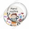 Image digitale - Merci maître - Chiffres et écolier
