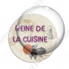 Image digitale - Reine de la cuisine - fond vintage