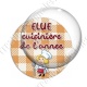 Image digitale - Elue cuisinière - Fond orange