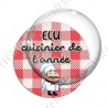 Image digitale - Elu cuisinier - Fond rouge