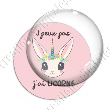 Image digitale - J'peux pas j'ai licorne 09