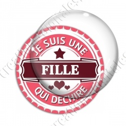 Image digitale - Je suis un fille qui déchire - capsule