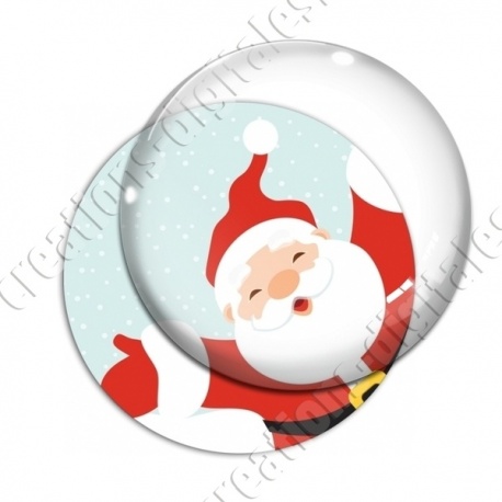 Image digitale - Père noël heureux