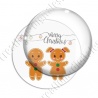 Image digitale - Merry christmas couple gingerbread