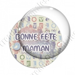 Image digitale - Bonne fête maman - oiseau