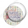 Image digitale - Super maman - glitter