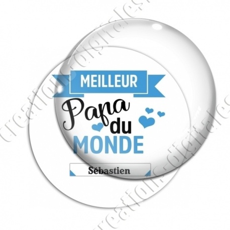 Image digitale - Meilleur papa du monde 1 prénom