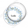 Image digitale - Couronne fleurs