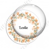 Image digitale - Couronne fleurs