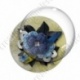 Image digitale - Montage fleur en laine 01