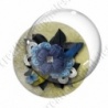 Image digitale - Montage fleur en laine 01
