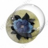 Image digitale - Montage fleur en laine 04