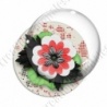 Image digitale - Montage fleurs rouges et noires 01