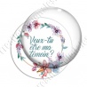 Image digitale - Veux-tu être ma témoin - couronne