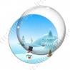 Image digitale - Hiver bleu