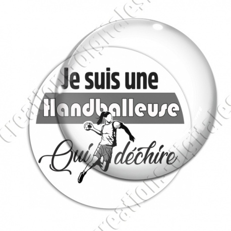 Image digitale - Je suis une handballeuse qui déchire