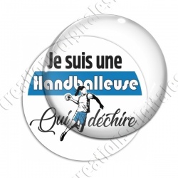 Image digitale - Je suis une handballeuse qui déchire