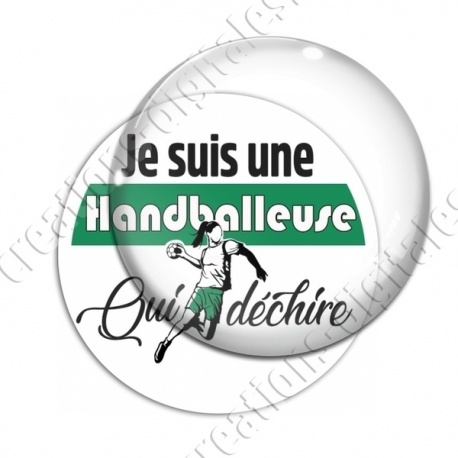 Image digitale - Je suis une handballeuse qui déchire