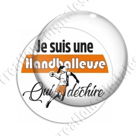 Image digitale - Je suis une handballeuse qui déchire