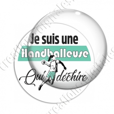 Image digitale - Je suis une handballeuse qui déchire