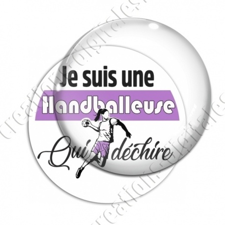 Image digitale - Je suis une handballeuse qui déchire
