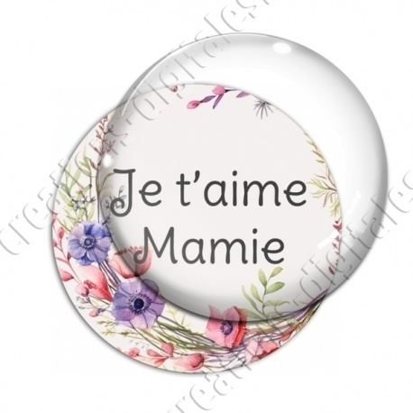 Image digitale - Je t'aime mamie