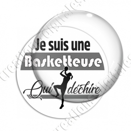 Image digitale - je suis une basketteuse qui déchire