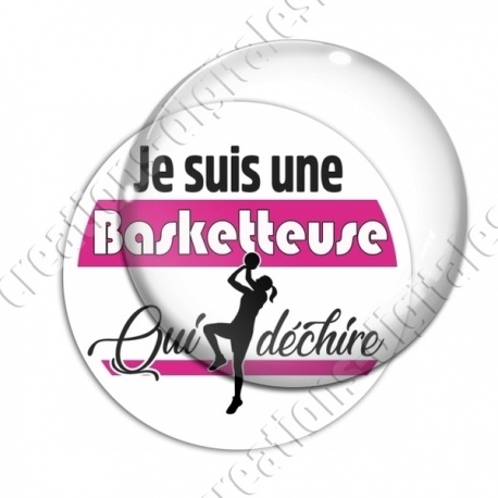 Image digitale - je suis une basketteuse qui déchire