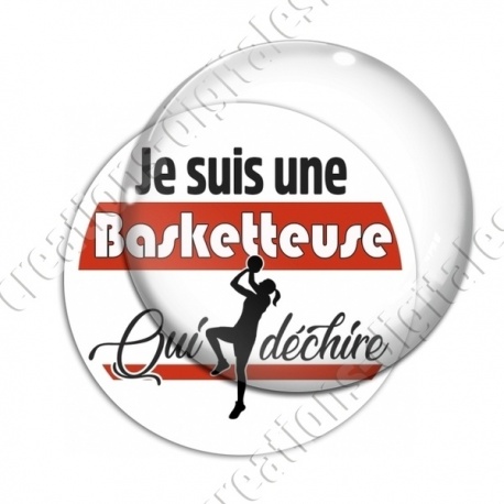 Image digitale - je suis une basketteuse qui déchire