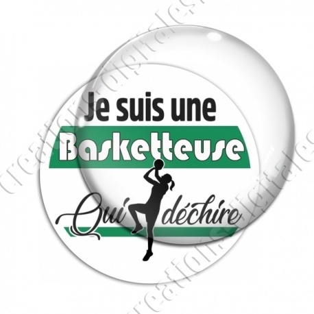 Image digitale - je suis une basketteuse qui déchire