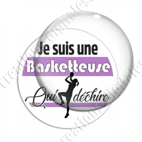 Image digitale - je suis une basketteuse qui déchire