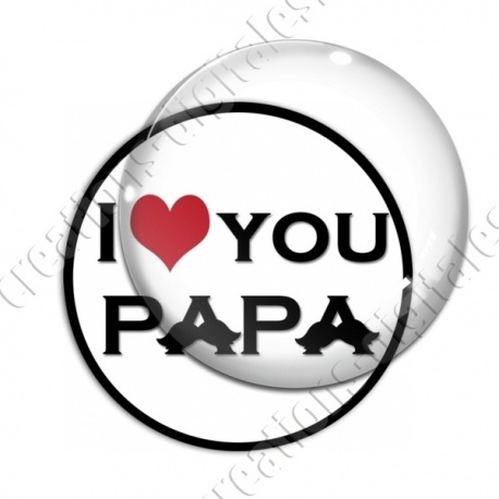 Image digitale - i love you papa