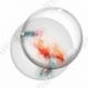 Image digitale - Oiseau - Flamant rose effet aquarelle