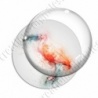 Image digitale - Oiseau - Flamant rose effet aquarelle
