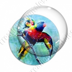 Image digitale - Oiseau - Perroquet effet peinture