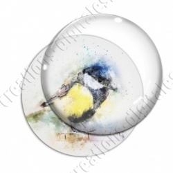 Image digitale - Oiseau effet aquarelle