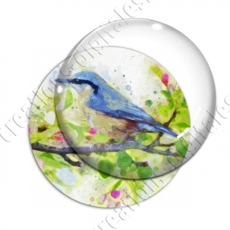 Image digitale - Oiseau effet aquarelle