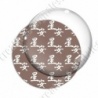 Image digitale - Motif chinois marron