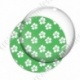 Image digitale - Motif fleur  vert