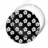 Image digitale - Motif fleur  noir