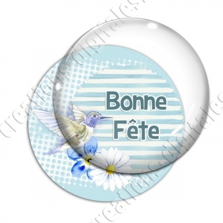 Image digitale - Bonne fête fond oiseau
