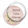 Image digitale - Bonne fête maman fond fleuri