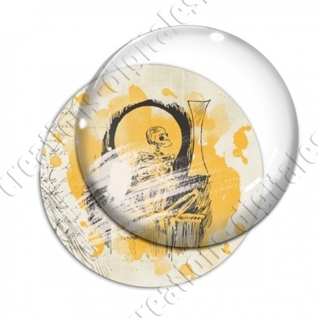 Image digitale - Halloween - Squelette
