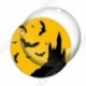 Image digitale - Halloween - Château et chauve-souris