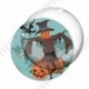 Image digitale - Halloween - Epouvantail et citrouille